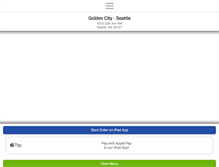 Tablet Screenshot of goldencityseattle.com
